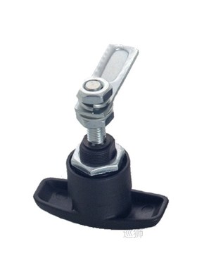 T Handle Latch/Lock Keyed Alike Black Coated Fit for Cabinet