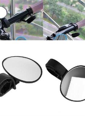 Bike Rear View Mirror Shatterproof Handlebar Adjustable 360