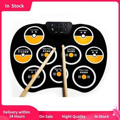 Roll Drum Kit USB Rechargeable Electronic Roll Up Drum