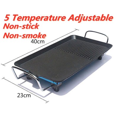 1500W Electric BBQ Grill Ovens Korean Home Ultra-thick Non-S