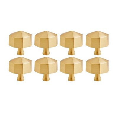 8PCS Drawer Handle Brass Gold Knobs for Cabinets for Kitchen