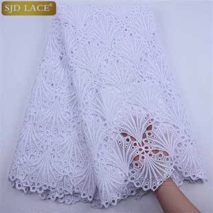 Pure White Guipure Cord Lace High Quality Nigerian African C