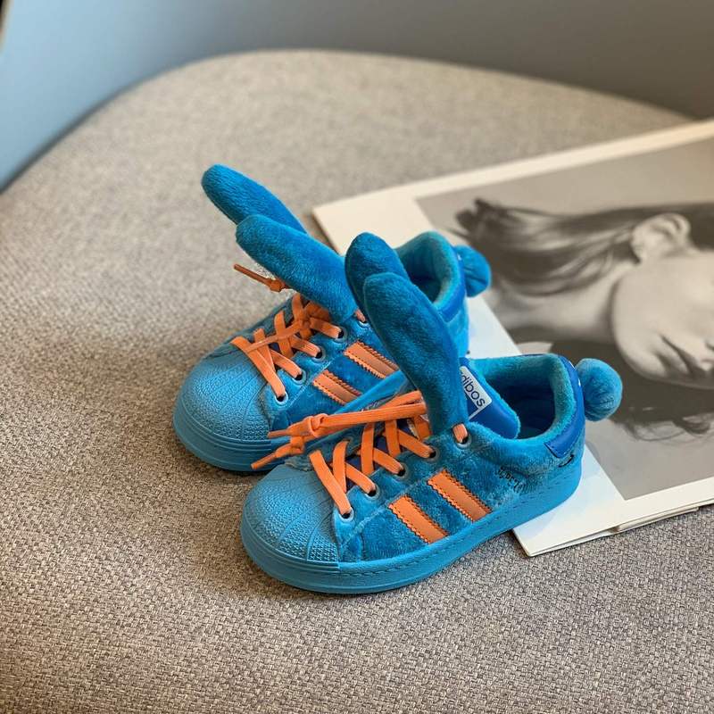 Rabbit ear children's casual board shoes 2020 winter