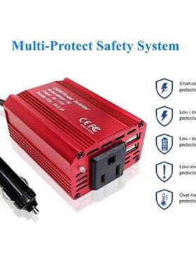 150W Car Power Inverter Small Portable 12V 110V/220V Power