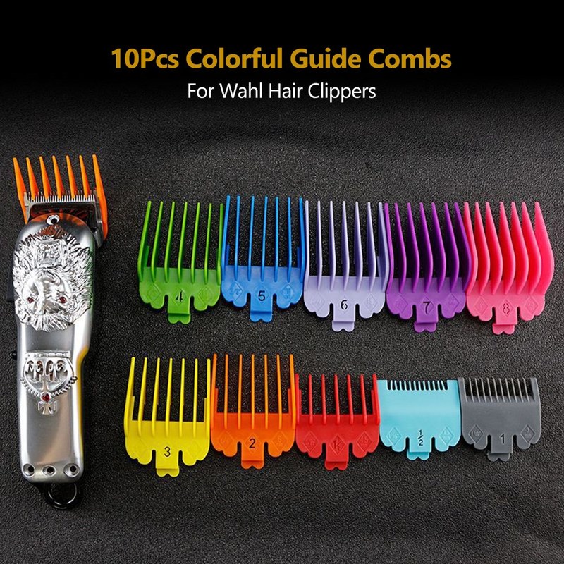 Colorful Guide Comb Multiple Sizes Metal Limited Combs Hair