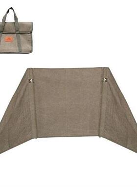 CAMPINGMOON Flame Retardant Canvas Burning Army Curtain