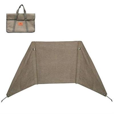CAMPINGMOON Flame Retardant Canvas Burning Army Curtain