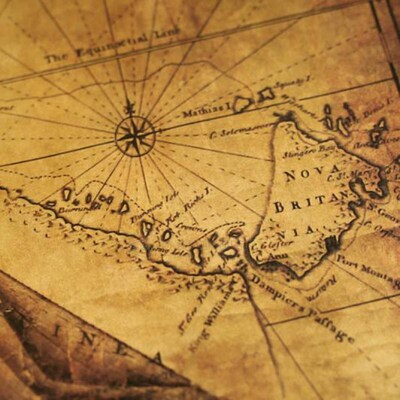 Ancient sailing ship nautical line kraft poster retro bar ca