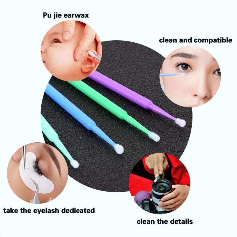 100Pc Disposable  Micro Applicators Brush Durable Individua