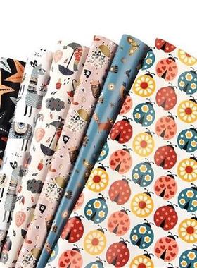 Birthday Wrapping Paper For Boys, 12 Sheets Cartoon Animals