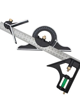 300MM Combination Square Angle Ruler Stainless Steel protrac