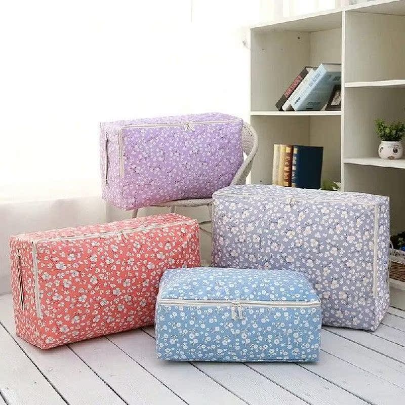 Cotton Thickened Clothes Organizer Bag Household Clothes