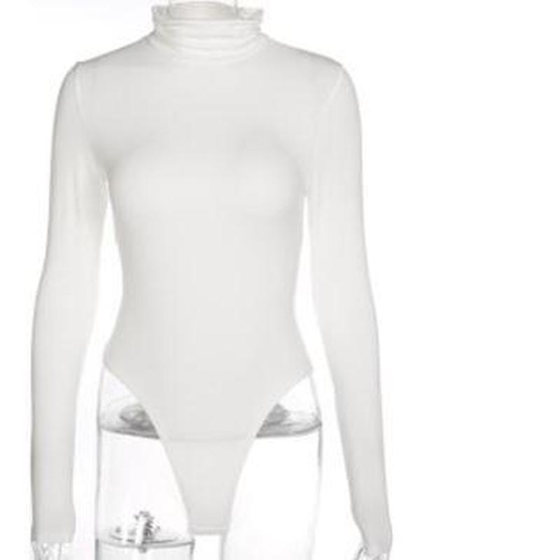 Winter turtlene base shirt women thien jumpsuits overall