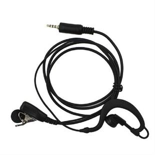 G Shape Police Earpiece Microphone Headset Replacement for