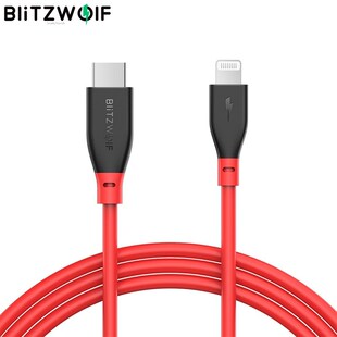 BlitzWolf Type C to Lightning 3A Data Cable W/ MFi Certifie