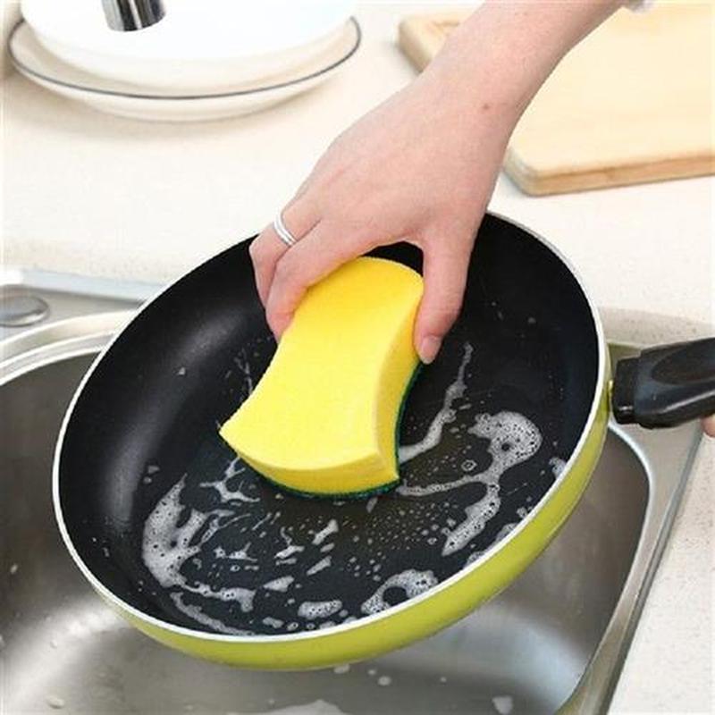 30/20pcs Kitchen Nano Emery Sponge Brush Rub Pot Rust Focal