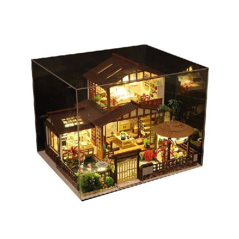 DIY Miniature House Kit Mini House Making Japanese Style