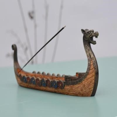 Dragon Incense Stick Holder Burner Hand Carved Carving
