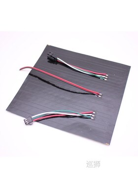 P10mm 16*16 pixels 256leds flexible mini led matrix ws2812 W