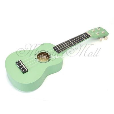 21 Acoustic Soprano Ukulele Musical Instrument Green