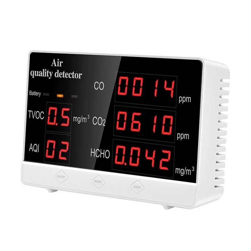 Air Quality Detector/Monitor Accurate Tester for CO2 Formald