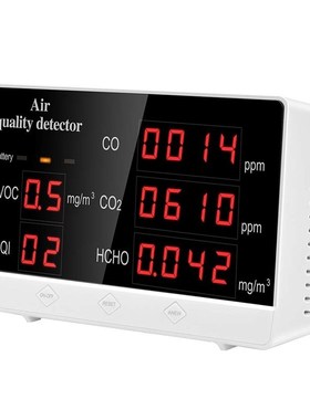 Air Quality Detector/Monitor Accurate Tester for CO2 Formald