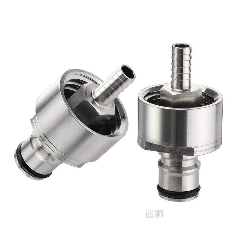 Stainless Carbonation Cap Bottle Filling with 5/16