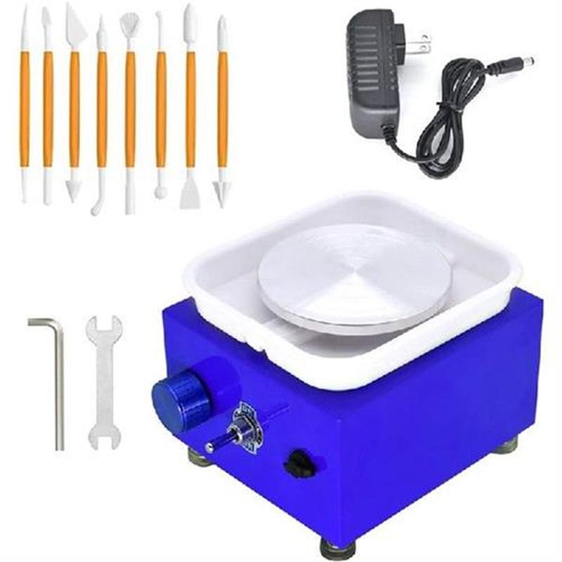 Electric Pottery Wheel Machine,10Cm Adjustable Speed