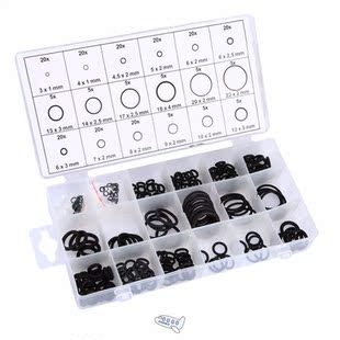 Pcs Black Gasket Sea Assortment 225 Ring Rubber lot Washer