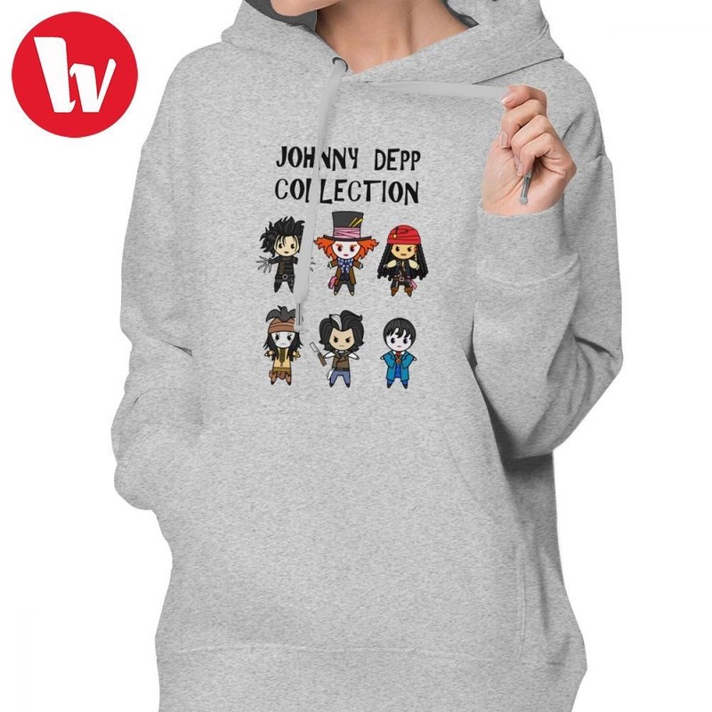 Johnny Depp Hoodie Depp Collection Hoodies Graphic Simple H