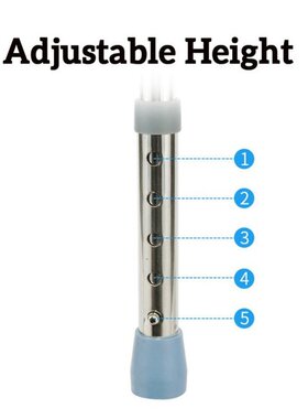 Elderly Bath Shower Chair 5 Gears Adjustable w/Back Bench Ba