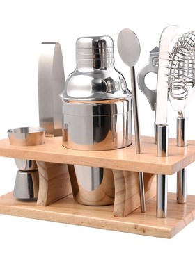 1Set Cocktail Shaker Bar Set Stainless Steel Bartender Kit M