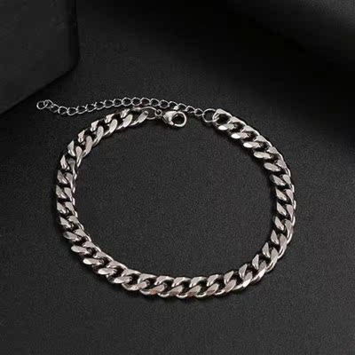 Basic Punk ainless eel Bracelet For Men Women Cuban Link