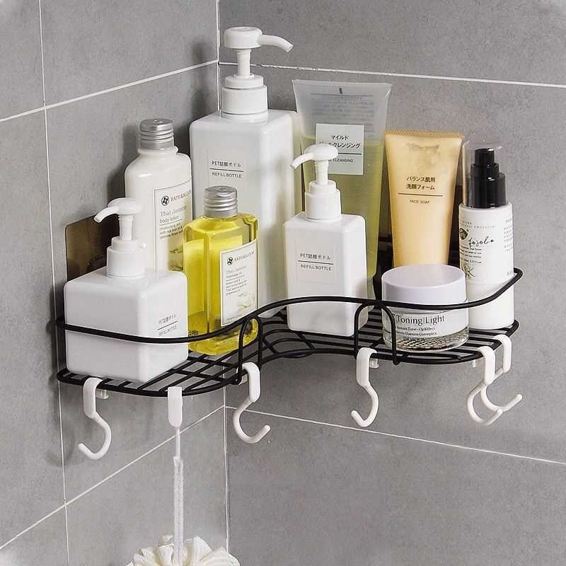 Punch-free  Hot Seamless Corner Shelf Toilet Tripod Toilet B