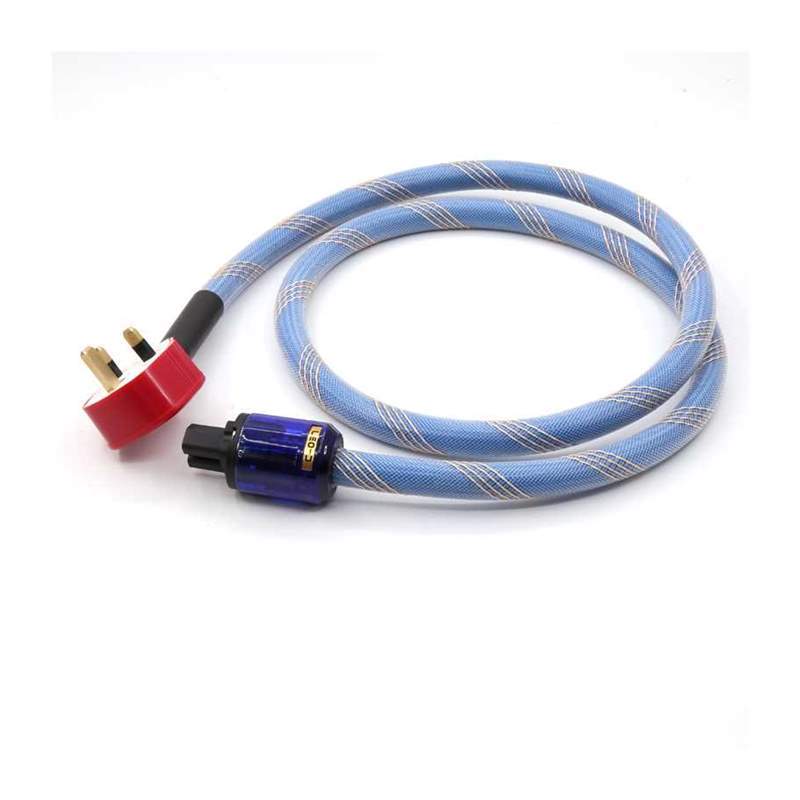 FP-TS762 alpha-OFC UK version Power Cable Power Cord with U