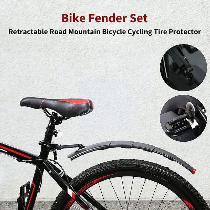 Mountain Bike Telescopic Mudguard 26 Folding Inches Bicycle