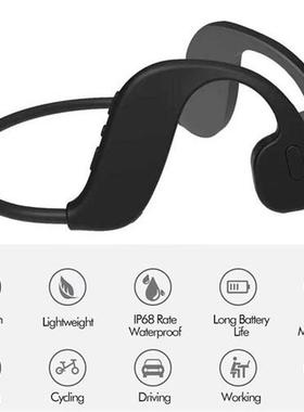Bone Conduction Swimming Headphones IPX8 Depth Waterproof O