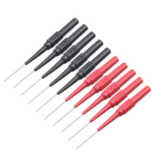 10pcs Multimeter Test Pen Probes Car Repair Insulation Pierc