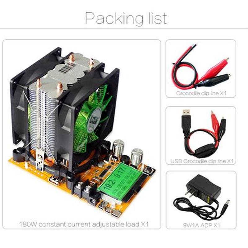 /200V 20A 180W adjustable Constant Current Electronic Load B