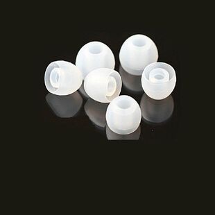 100Pcs/Lot=50 Pairs Small Clear Sized Eartips  Silicone