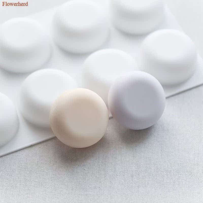 8-hole Round Food Grade Silicone Mold Hand-made Soap Silicon
