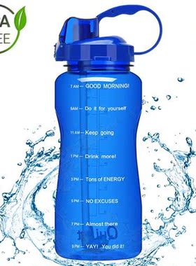 BuildLife Tritan Gallon Water Bottle 128OZ/64OZ 3.8L/2L With