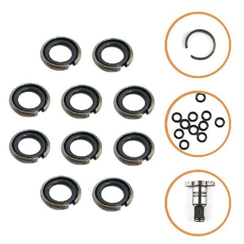 10 Sets Replacement Rubber Iron Impact Tool Part Socket