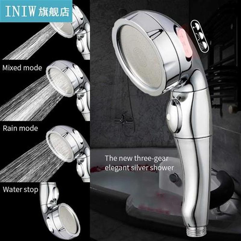 High Pressure Bath Spray Rain Shower Head Handheld Water Sav