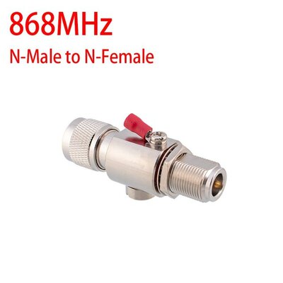 Lightning-Arrestor Protector To Female 868/ 915MHz LoRa Heli
