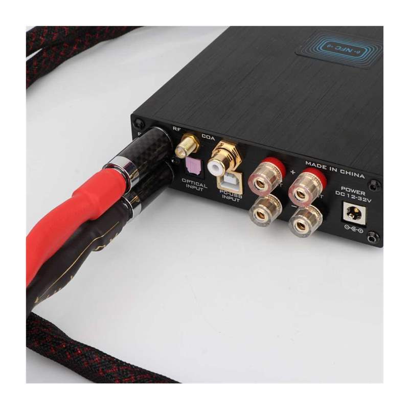 Pair YTER Pure Solid Silver Phono RCA Interconnect Cables wi