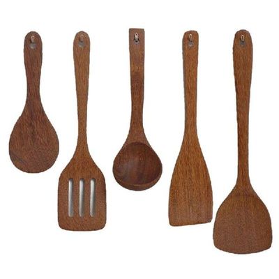 1SET Wooden Spatula Kitchen Nonstick Dedicated Wooden