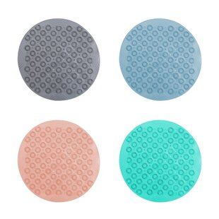 New PVC Round Door Mat Rug Non Slip Indoor Floor Mat Massage