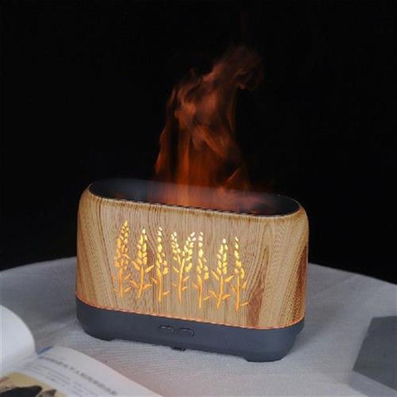 200ML Essential Oil Diffuser Simulation Flame Light
