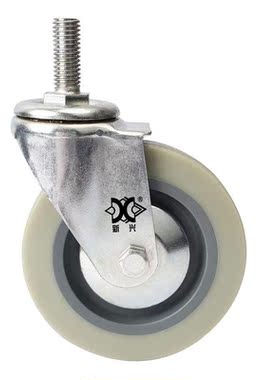 Light 4inch Pvc Screw Universal Caster Movable Wheel Qui
